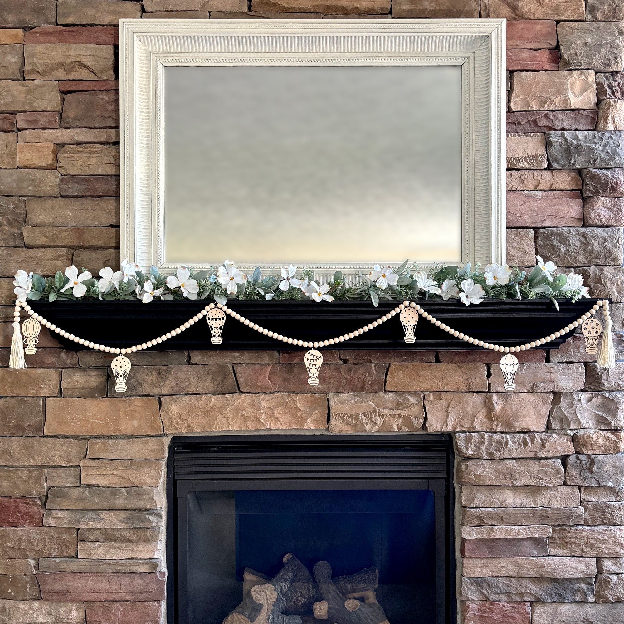 Baby Shower Mantel Decoration