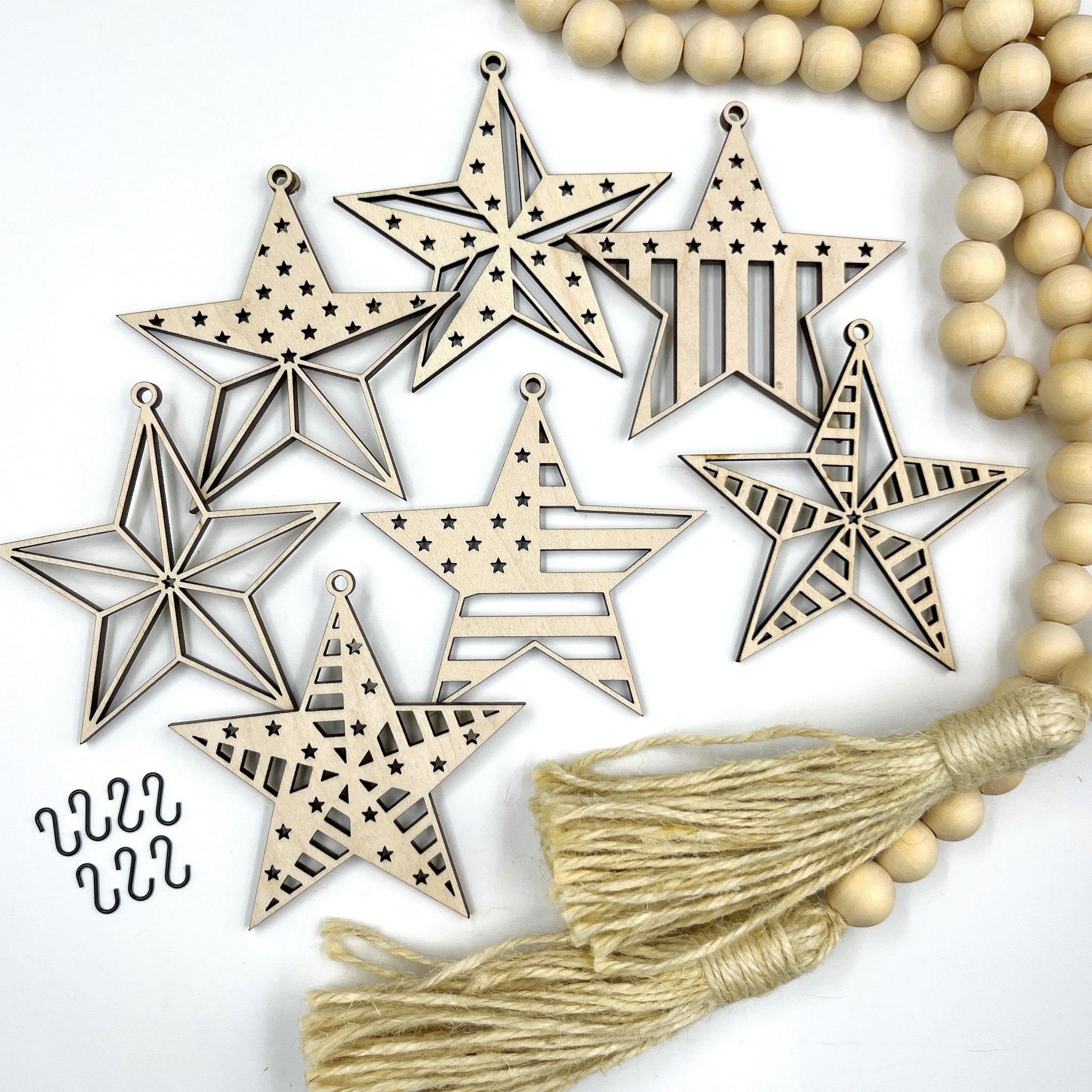 Star Decor for Memorial Day, Military, Independence Day Decor