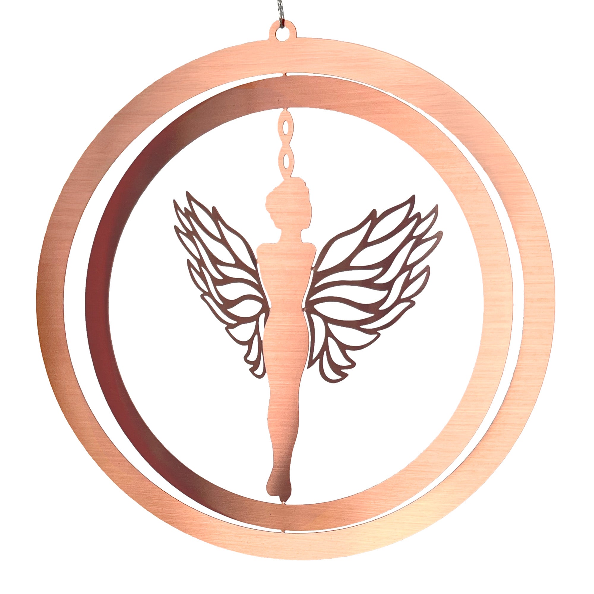 Guardian Angel Rose Gold Ornament