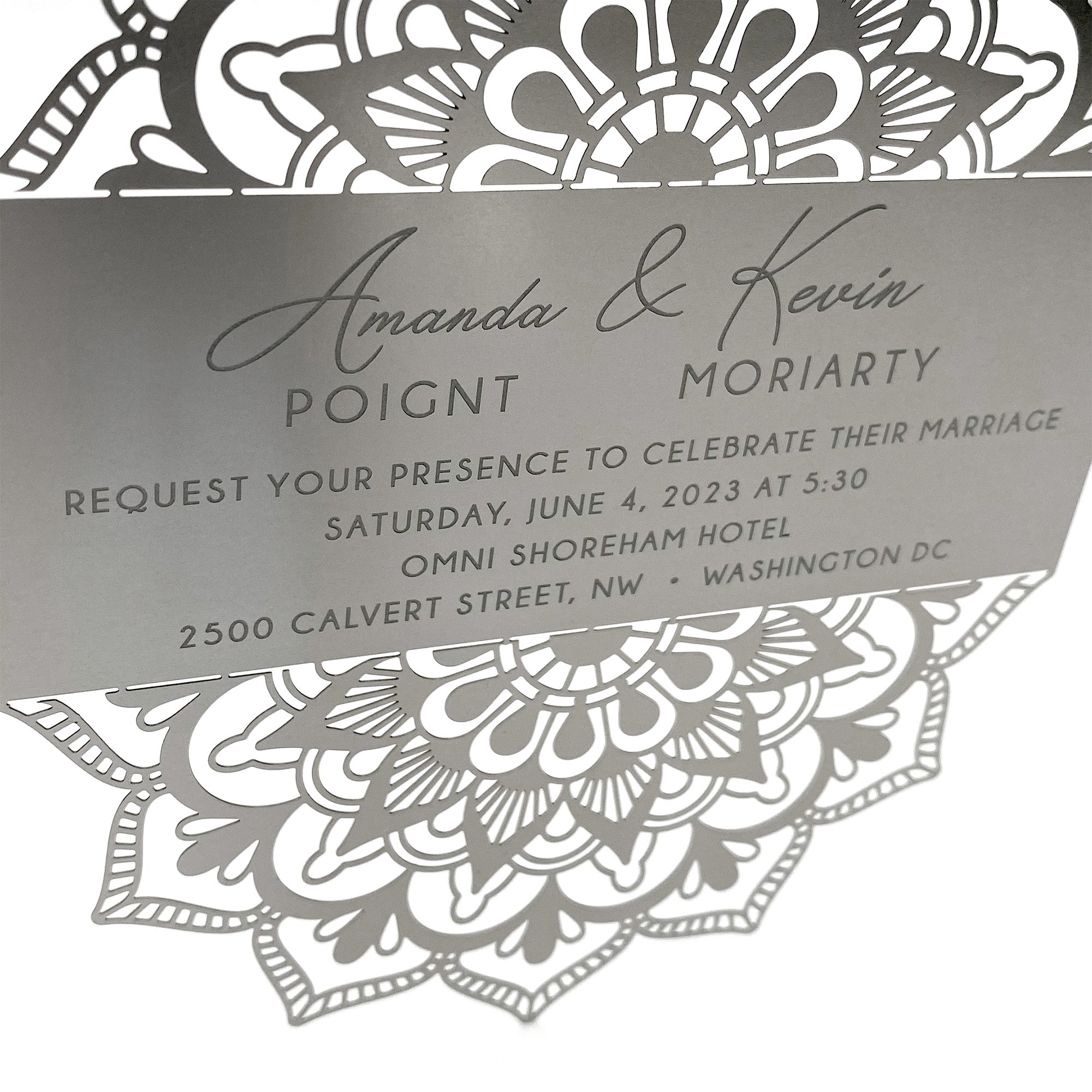 Mandala Design Invitations