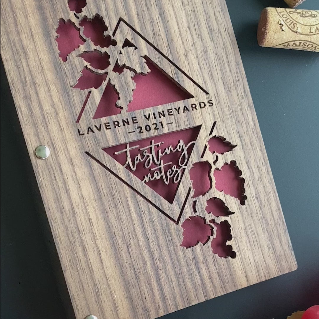 Wine Tasting Notes Journal Video