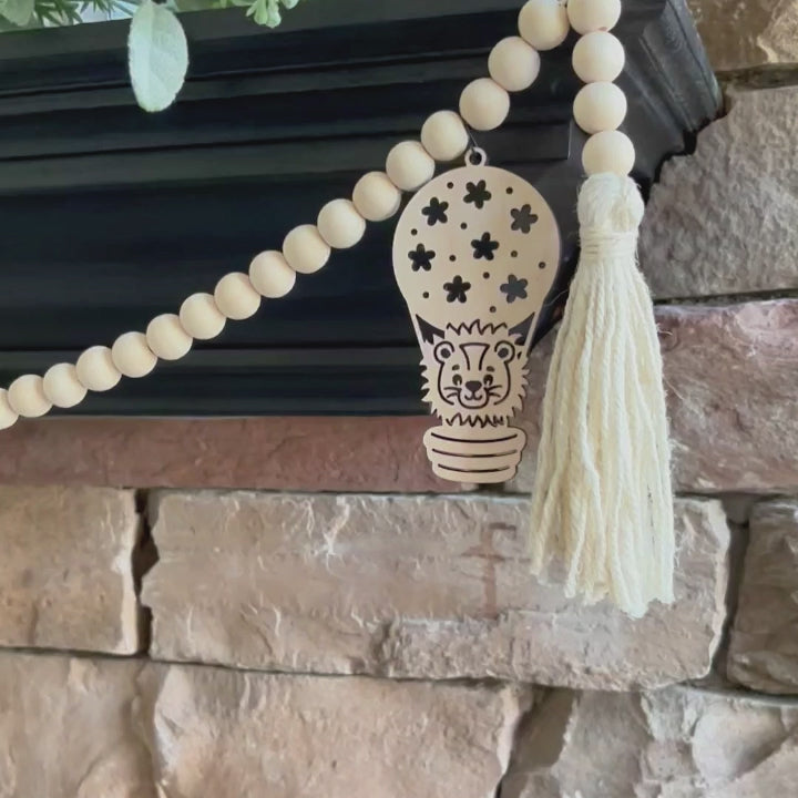Baby Animals Mantel Garland Decoration
