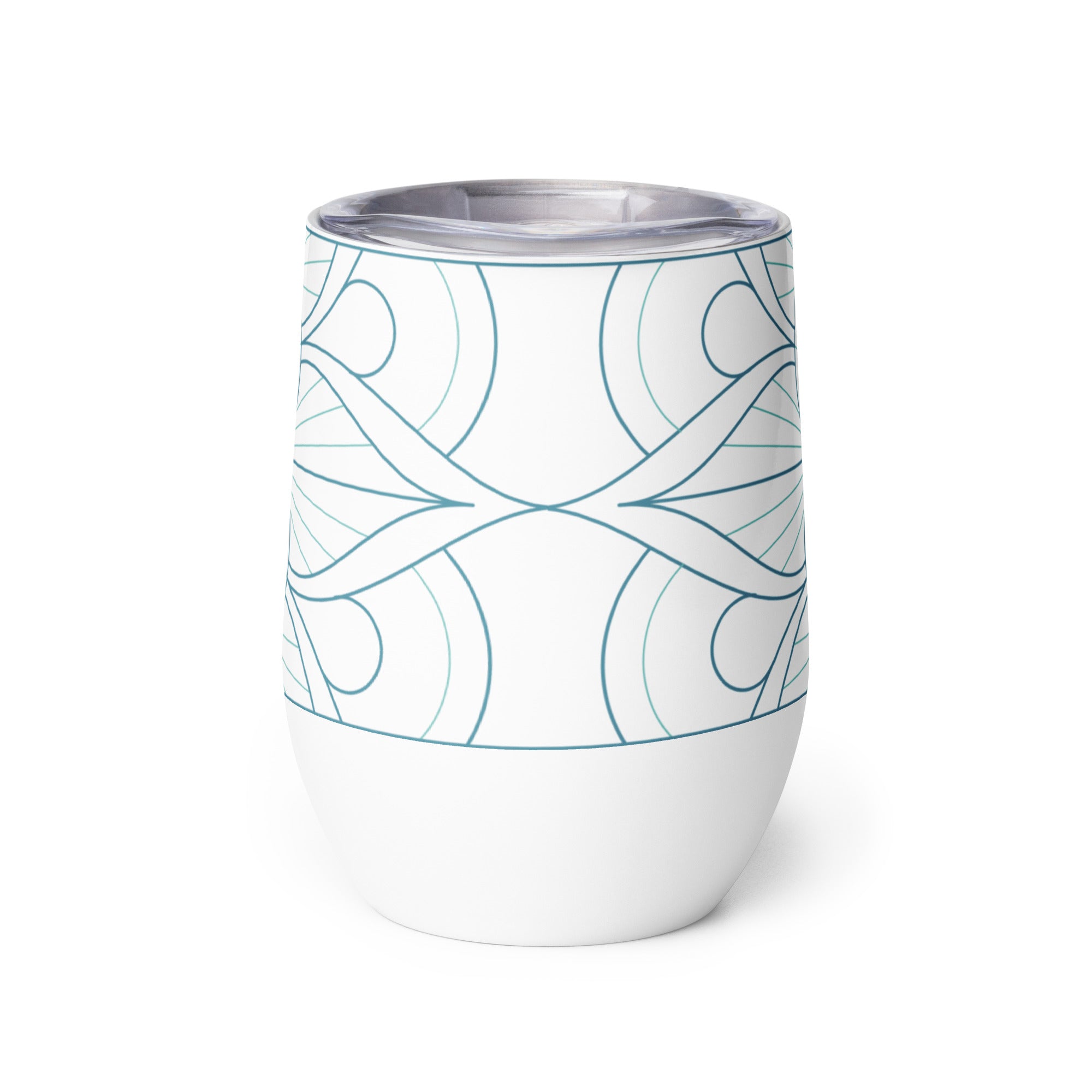 Wine tumbler insulated cup with lid with Fuck Cancer quote gift for cancer patient