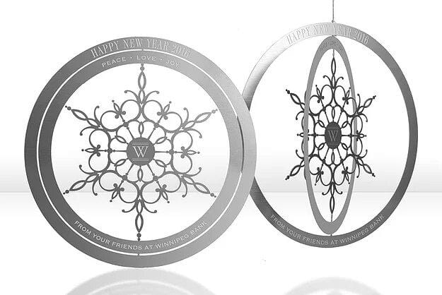 High End Bank Christmas Cards