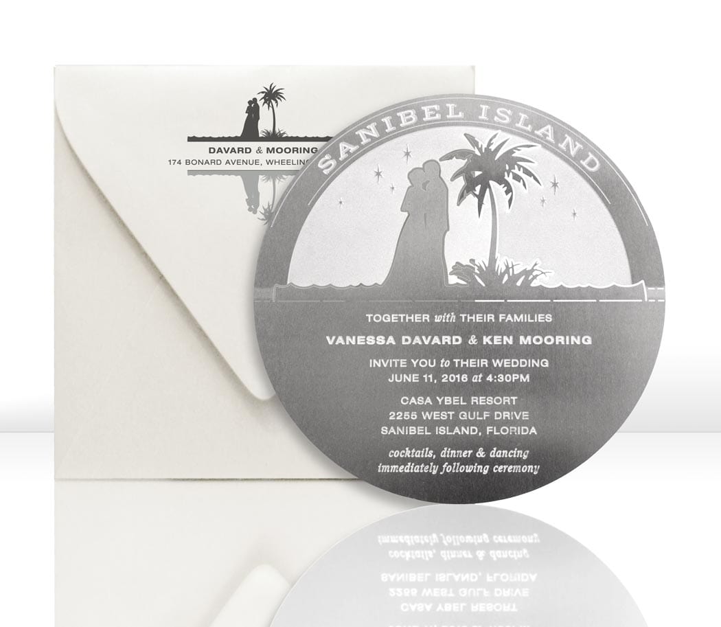Real Metal Invitations