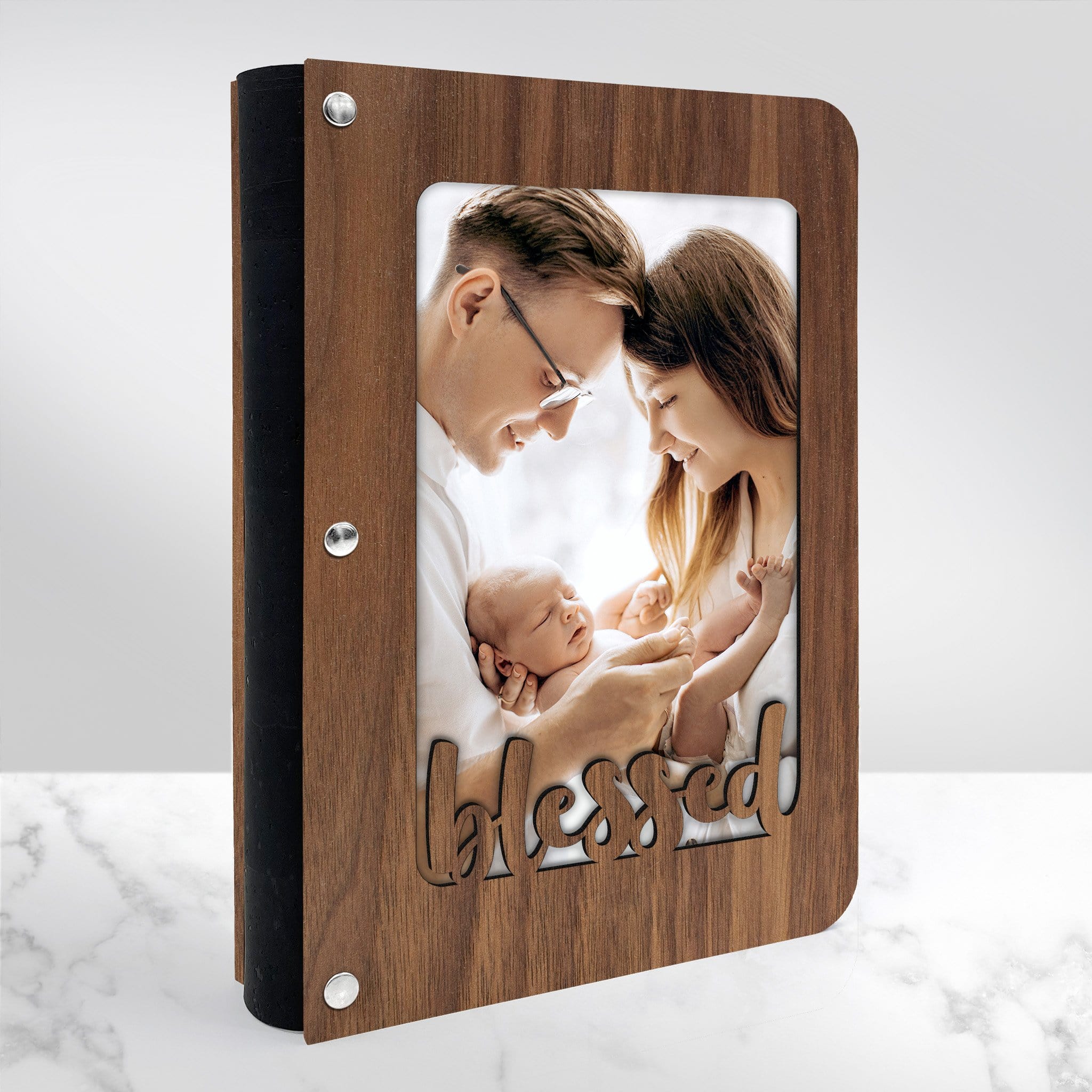 Blessed Journal with Wood Cover
