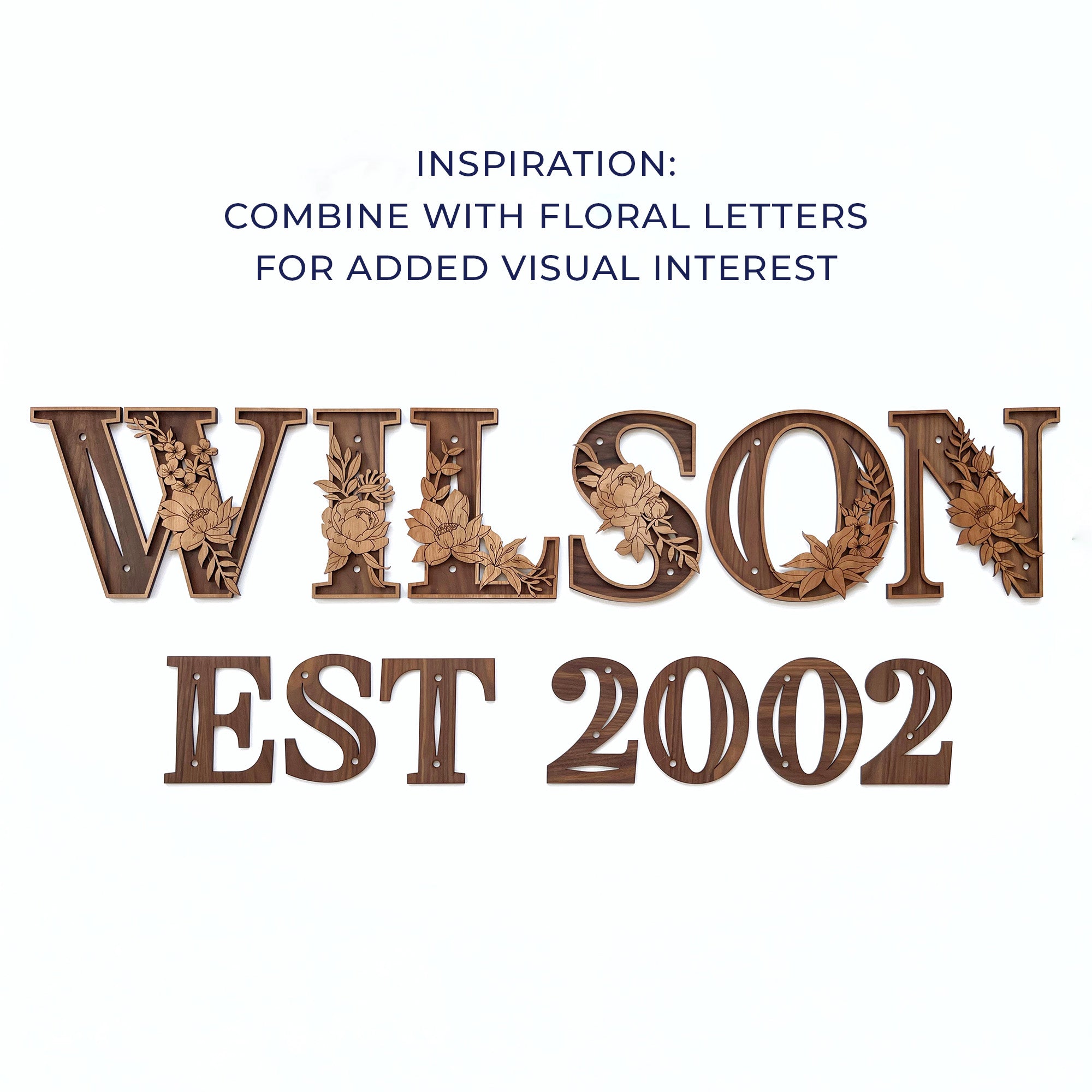 Wood Wall Letters