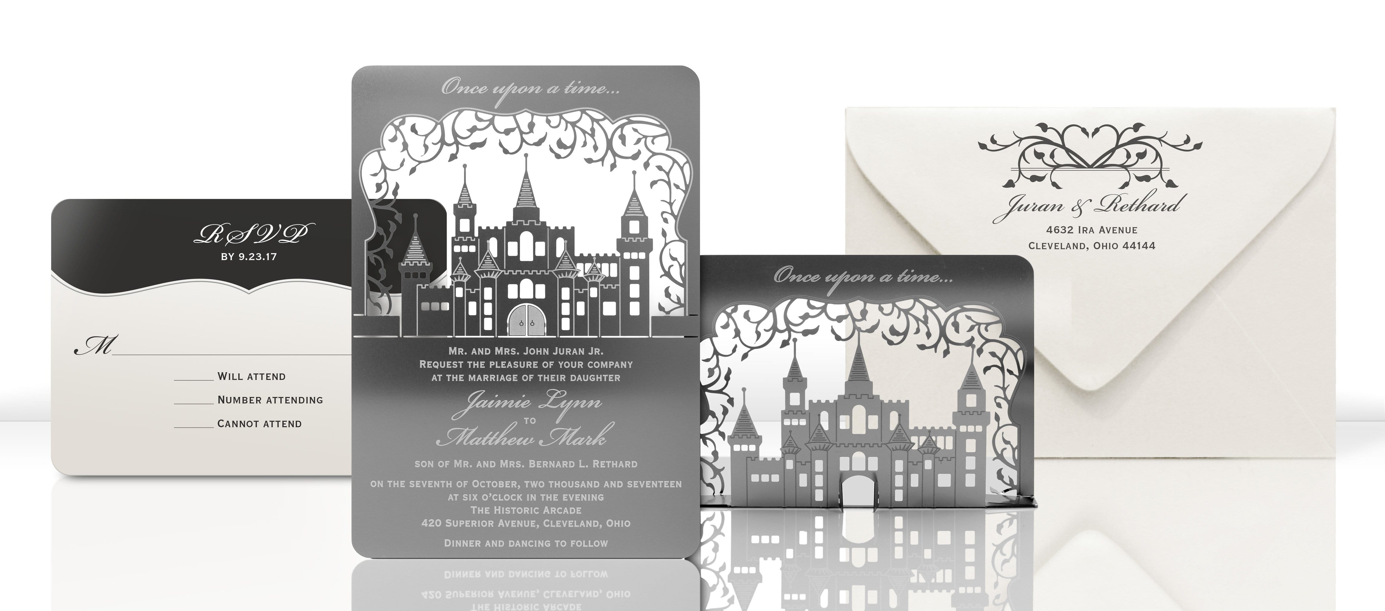 Real Metal Invitations