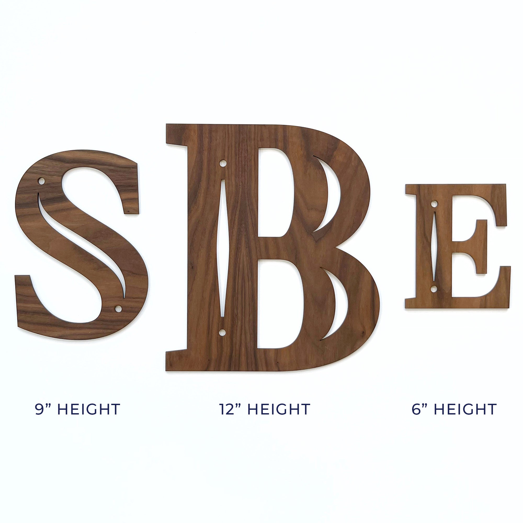 Wood Wall Letters