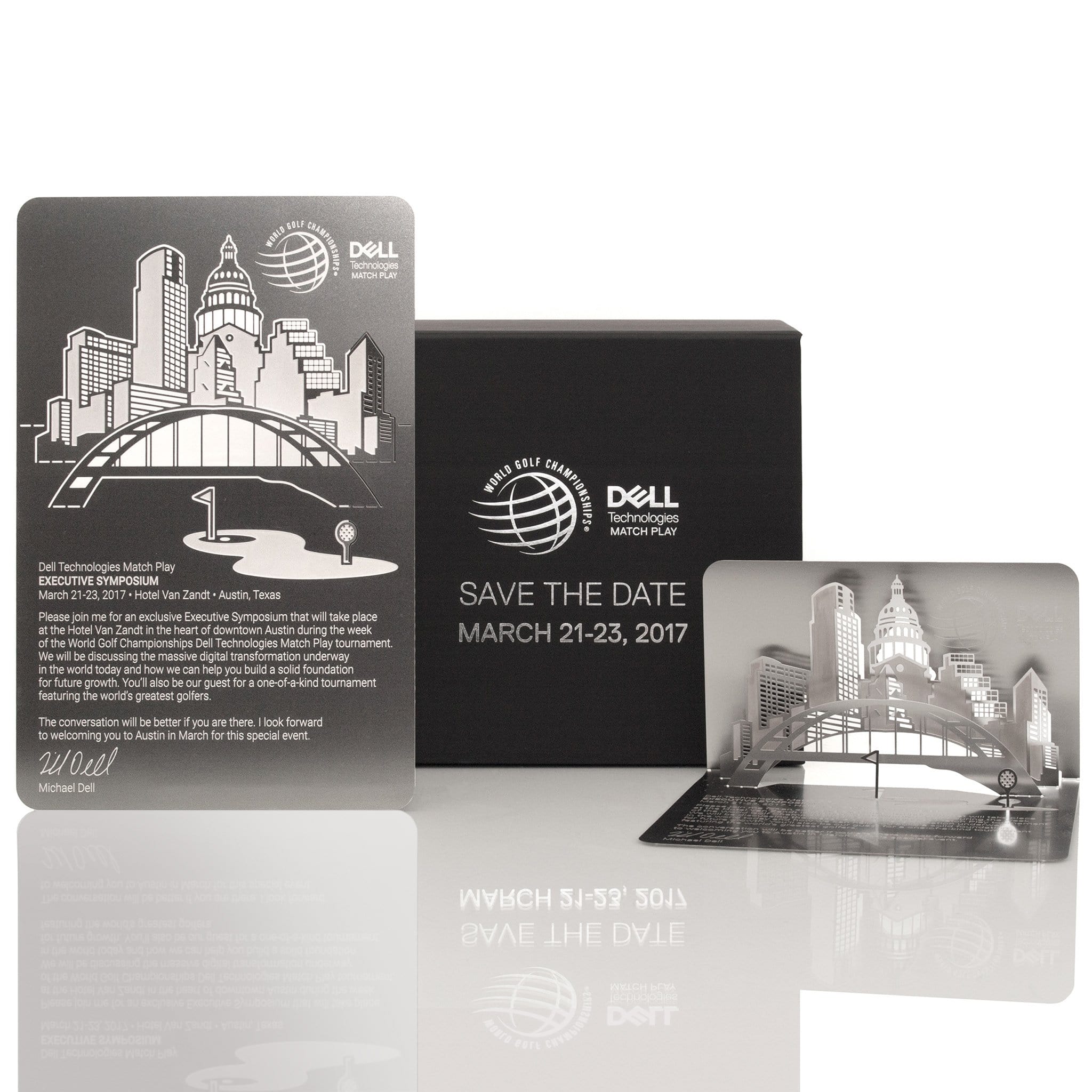 Dell Matchplay Unique Corporate Invitation in Magnetic Box