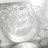 Dunn Derby Themed Metal Baby Shower Invitation