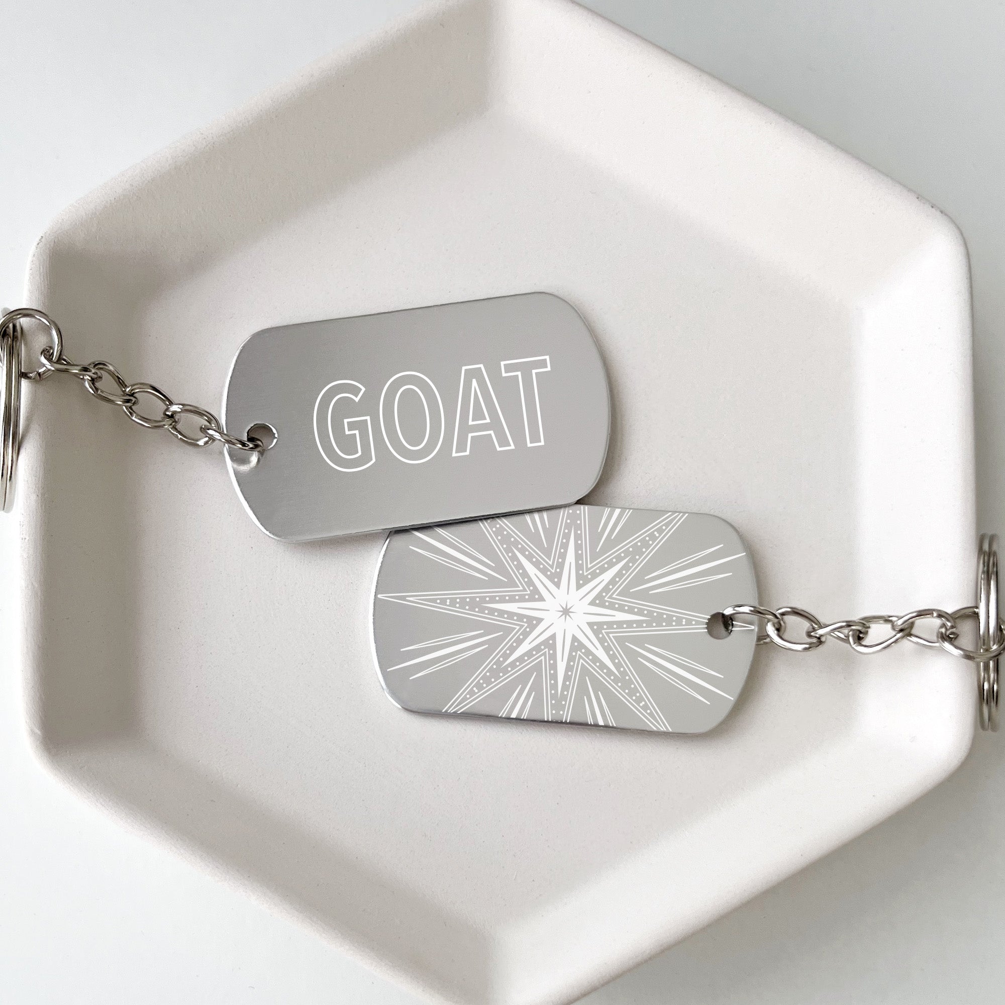 Greatest of All Time Keychains