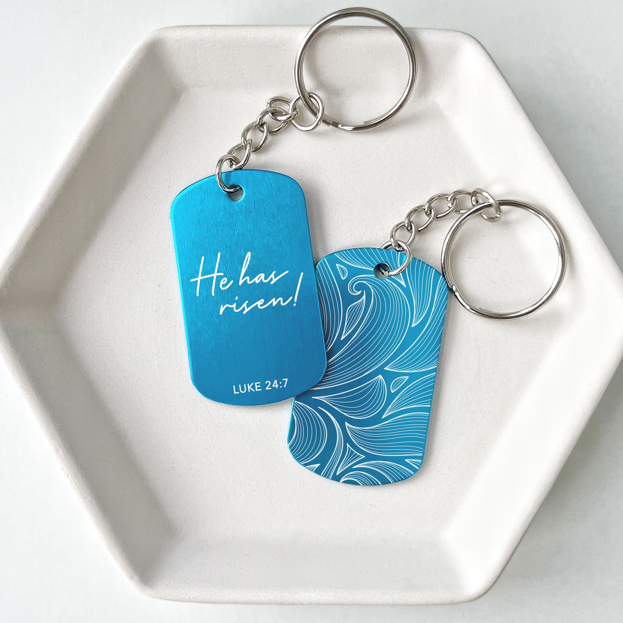 Easter Egg Stuffer Bible Verse Keychains