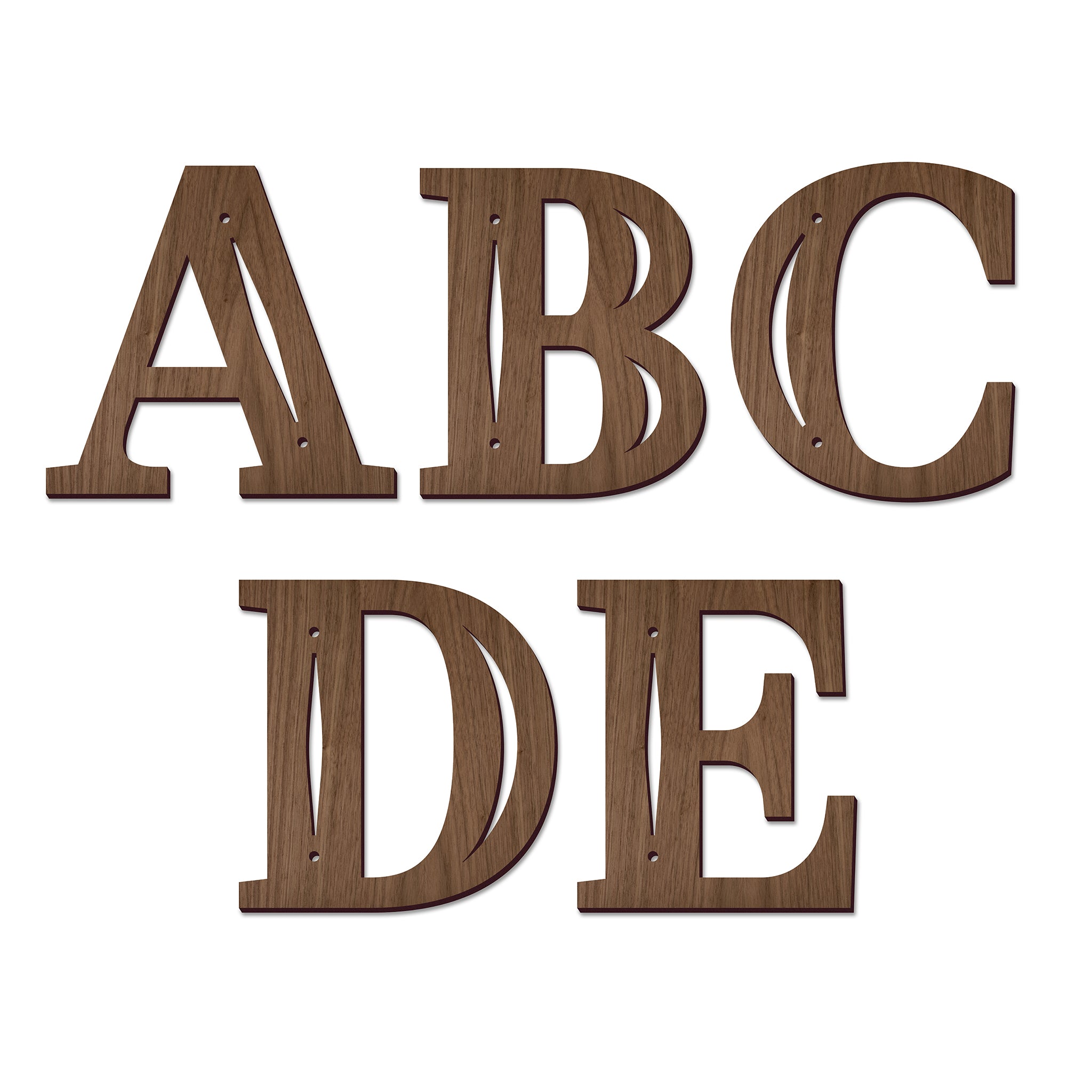 Wood Wall Letters