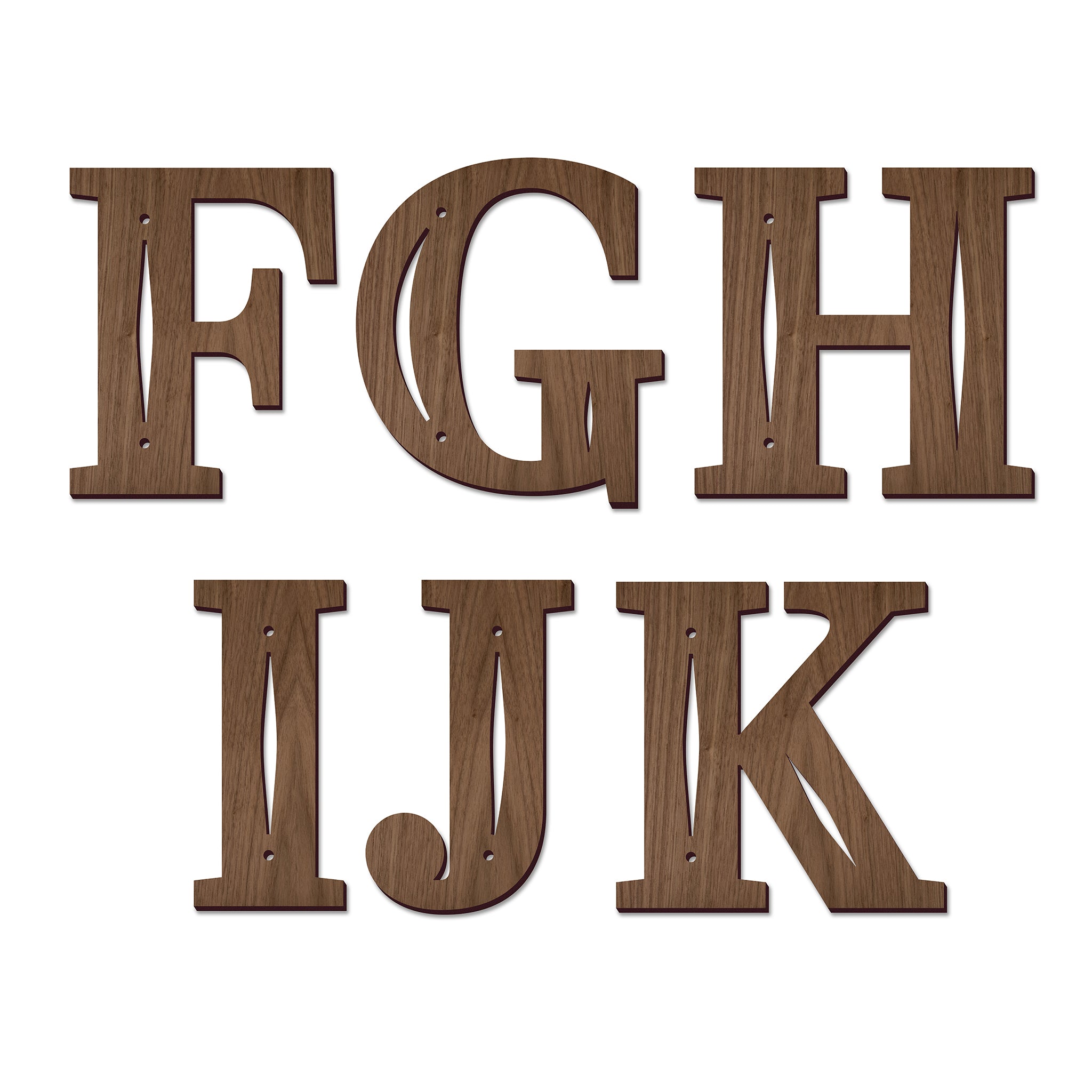 Wood Wall Letters