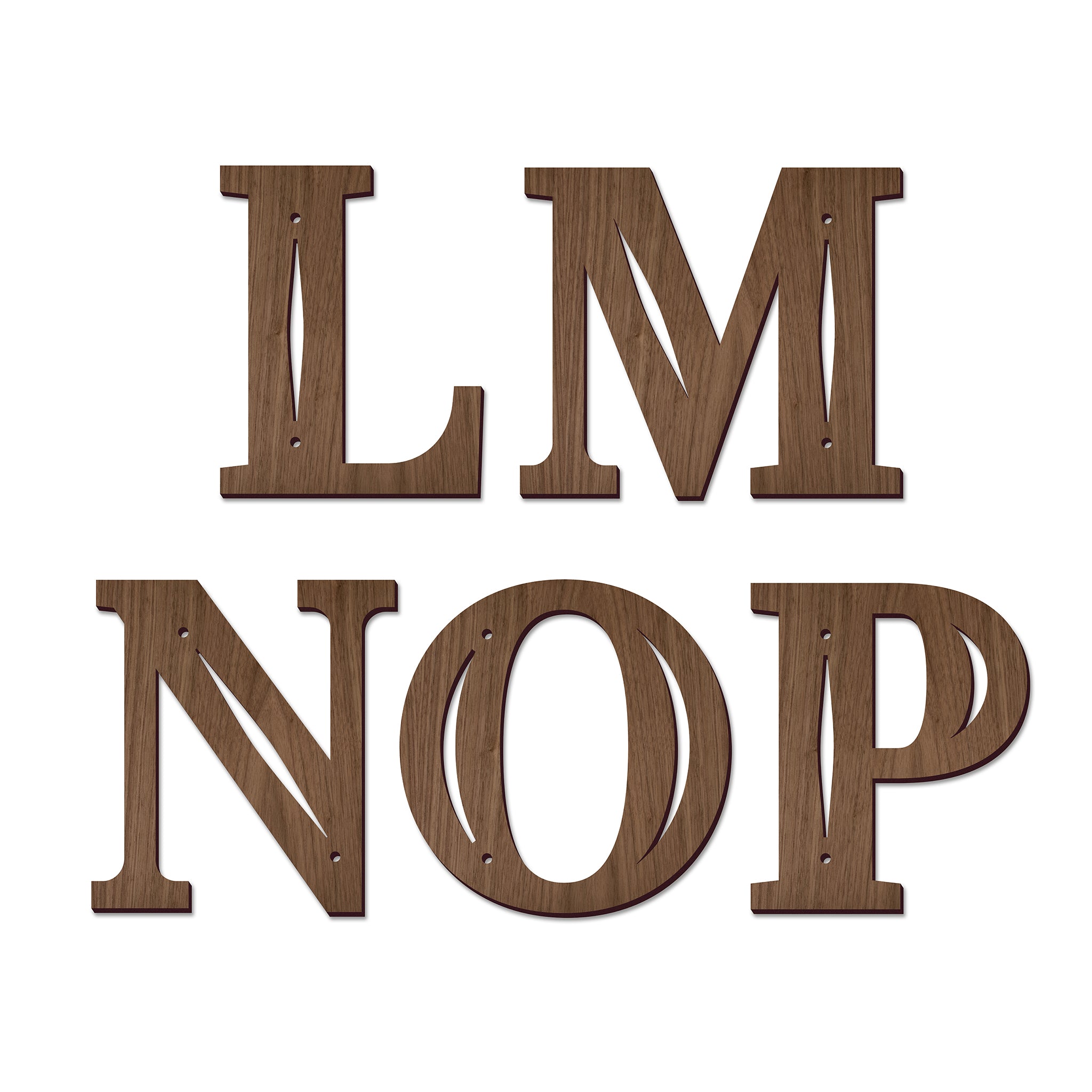 Wood Wall Letters