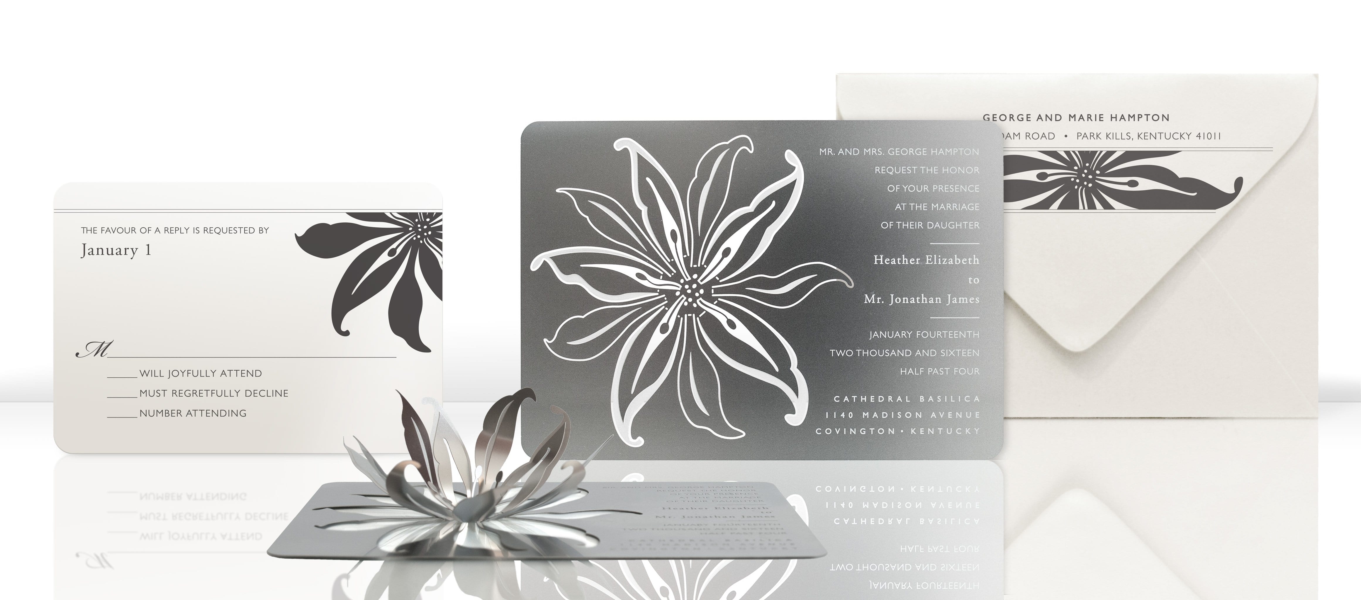 Real Metal Invitations