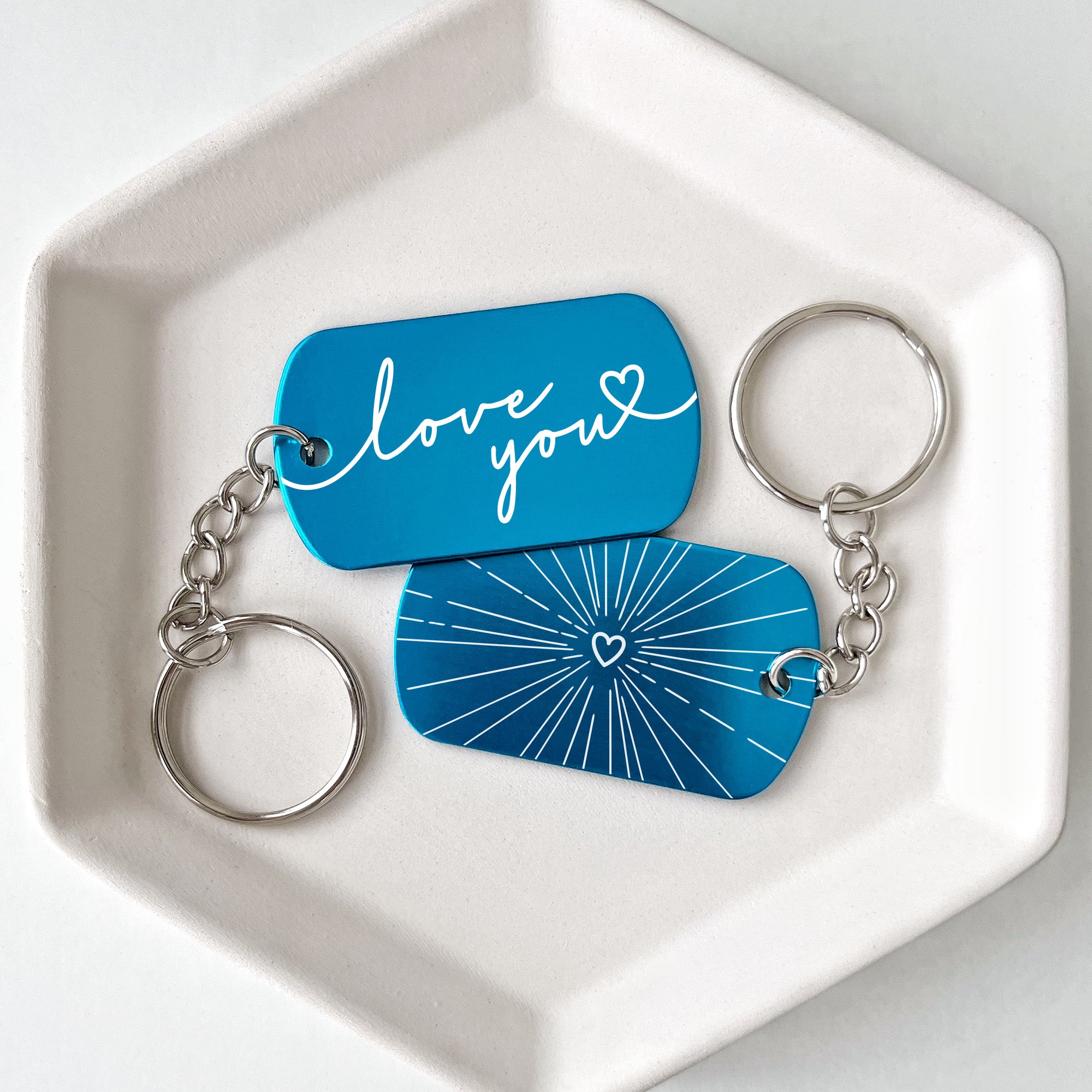 Love You Keychain for Teen Gift