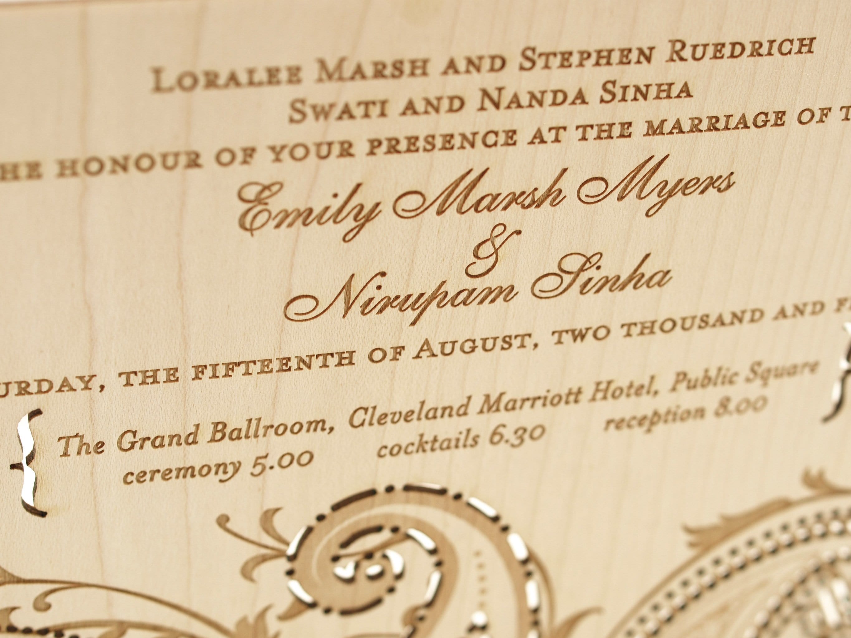 Paisley Luxury Wedding Invitations