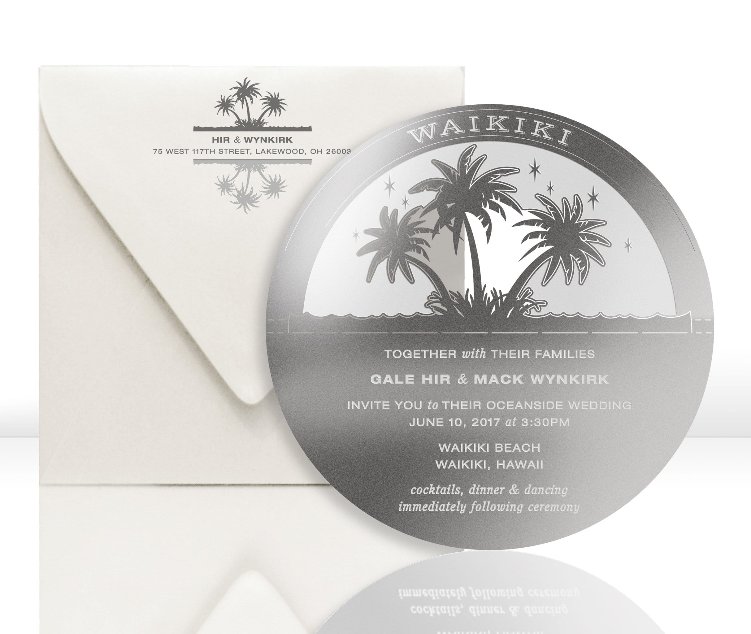 Destination Beach Wedding Invitation