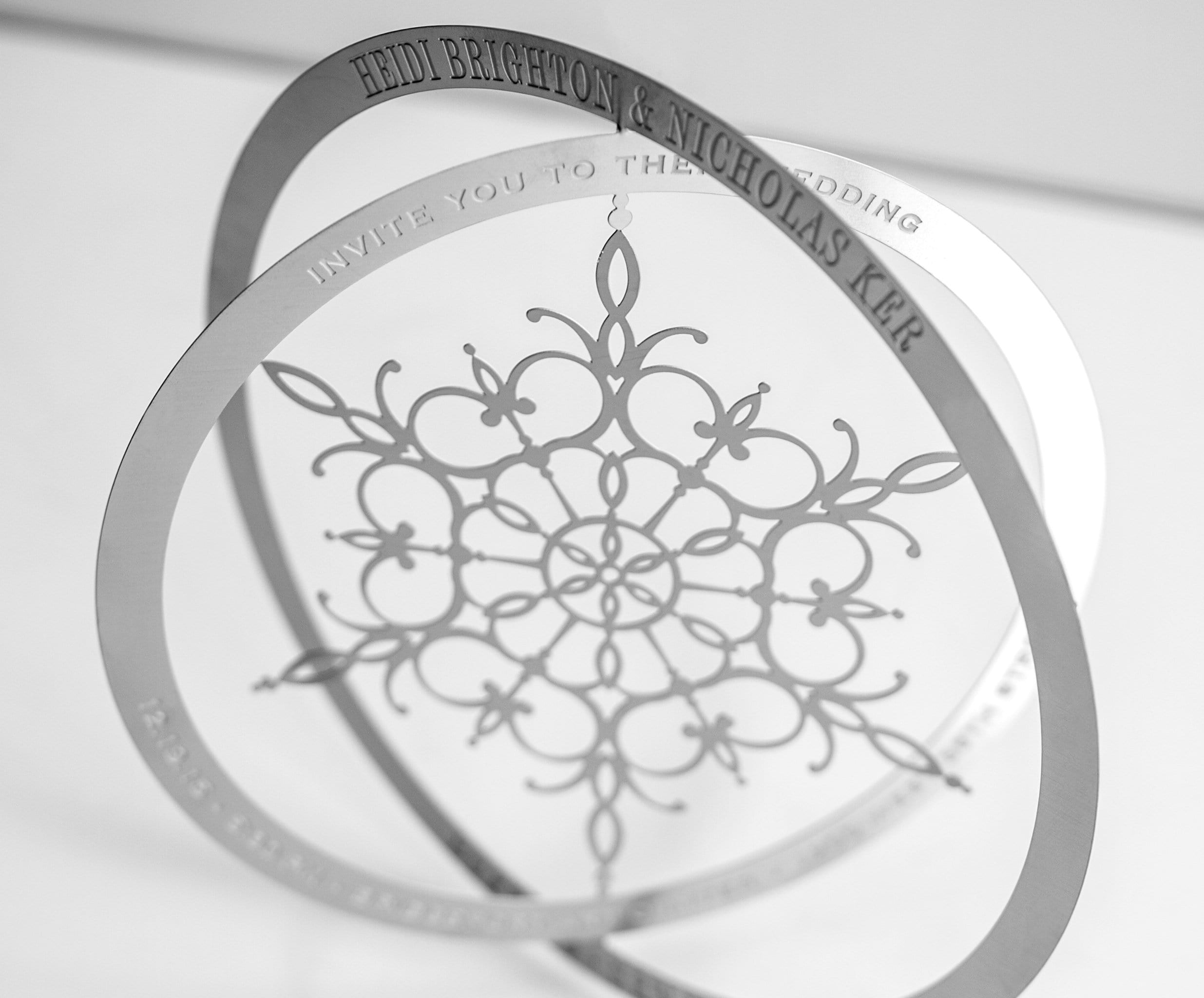 High End Winter Wedding Invitations