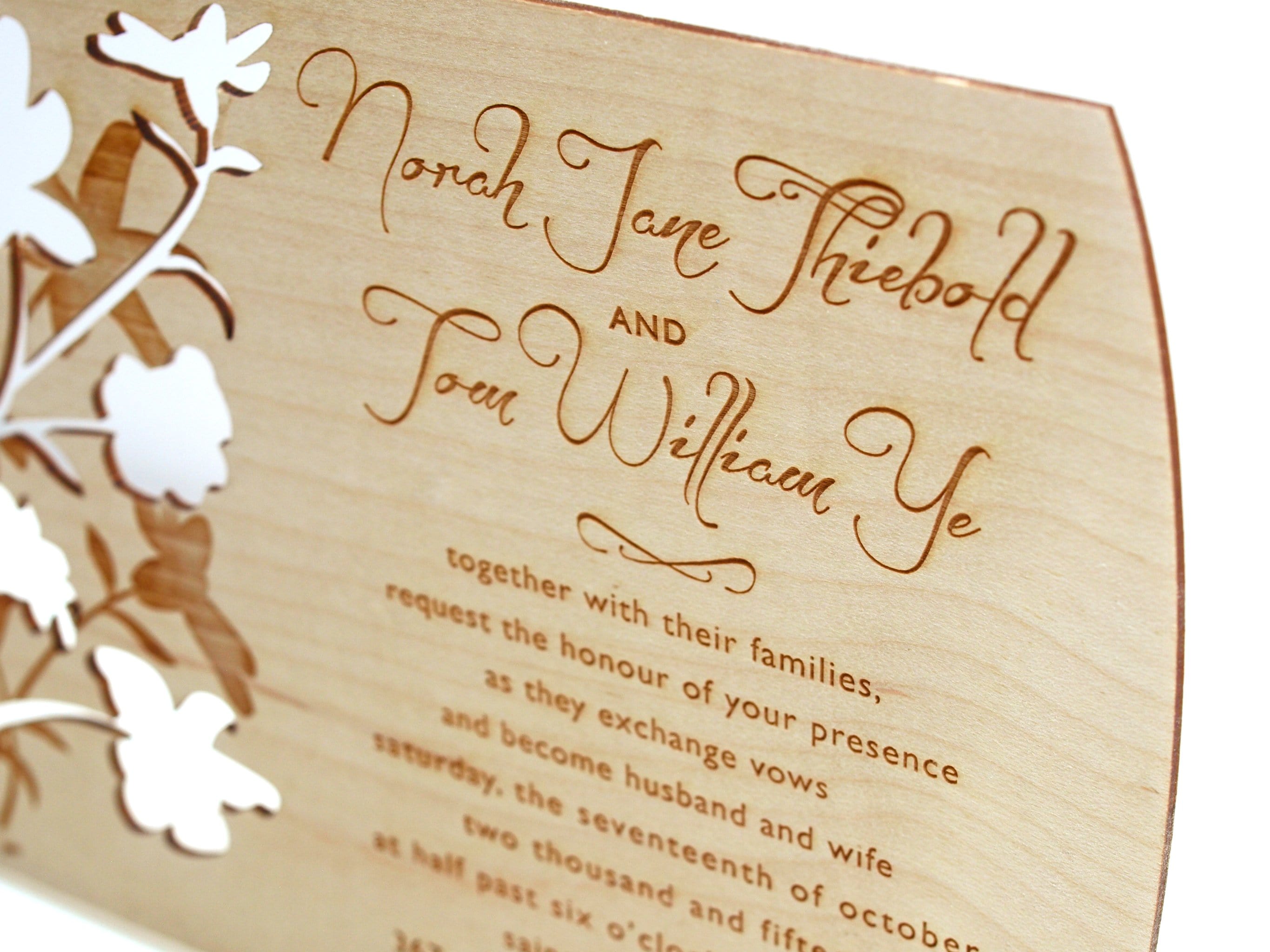 Summer Flower Wedding Invitations