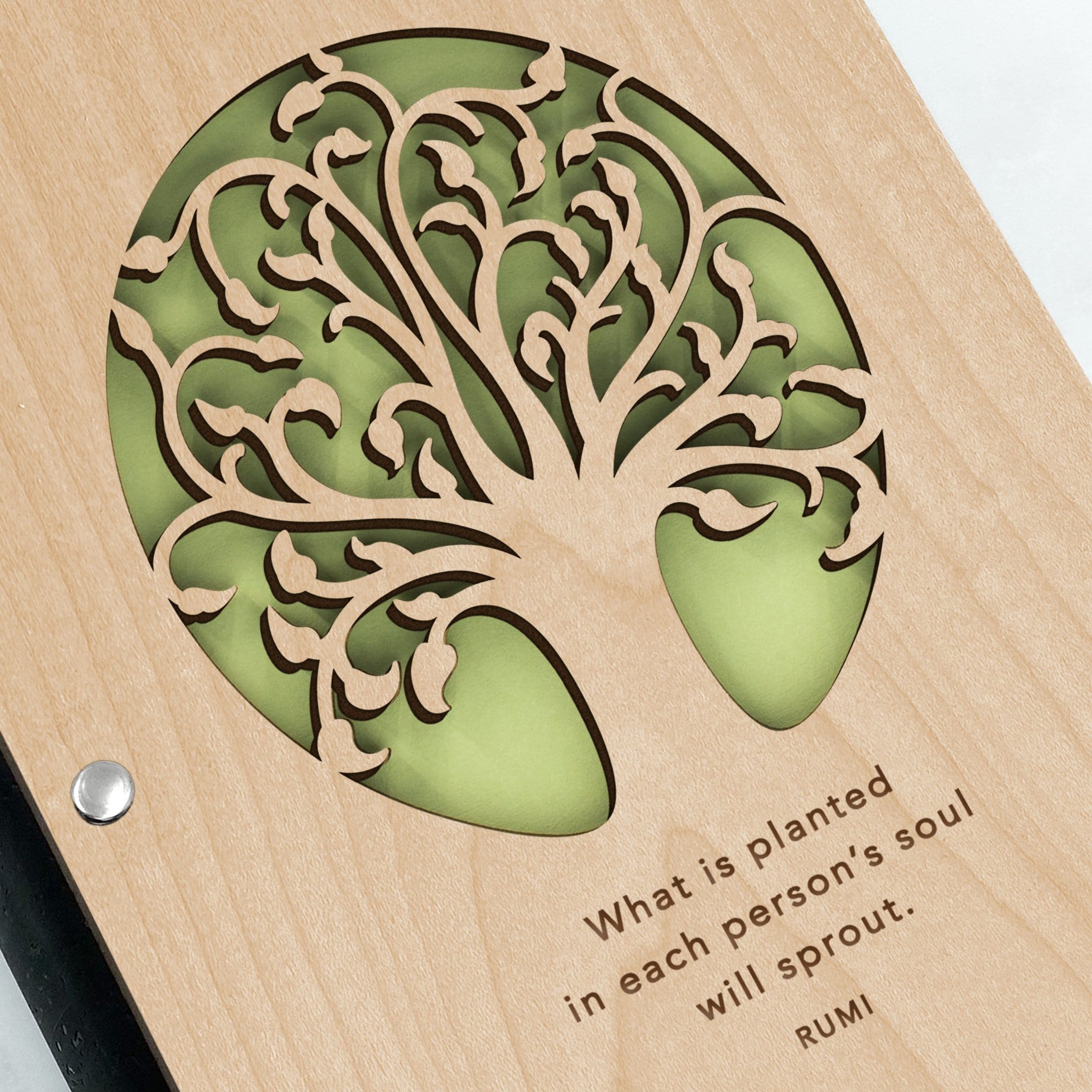 Tree Journal with Maple Wood Cover