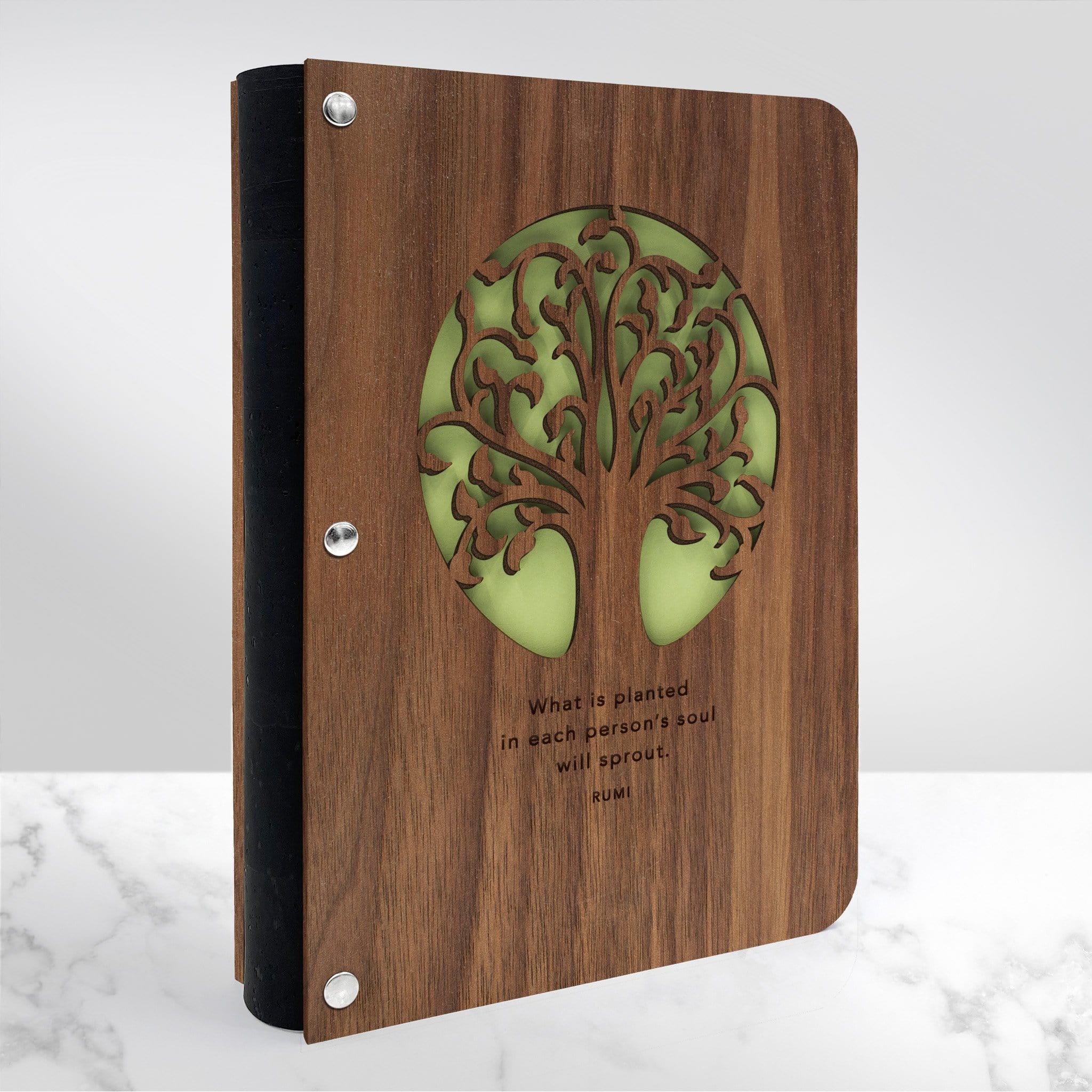 Tree of Life Journal with Wood Cover