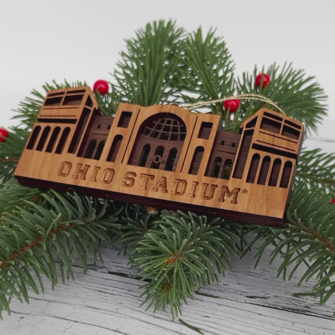 Video of Ohio State Buckeyes Ornament
