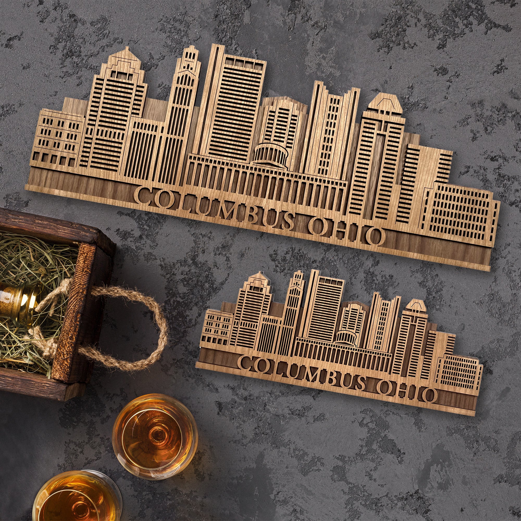 Columbus Skyline Wall Art