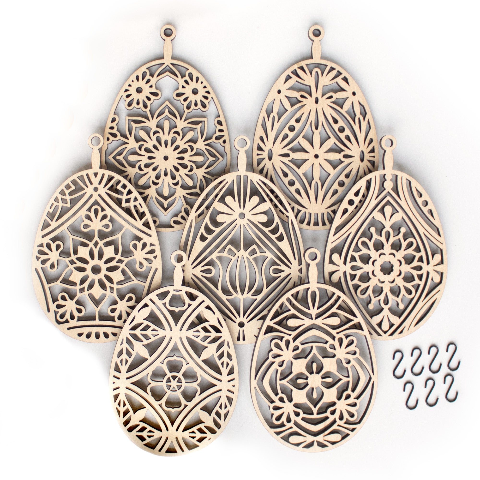 Easter Egg Laser Cut Charms