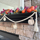 Autumn Garland with Pumpkin Charms Fall Decor