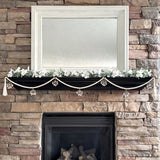 Floral Garland for Fireplace Mantel