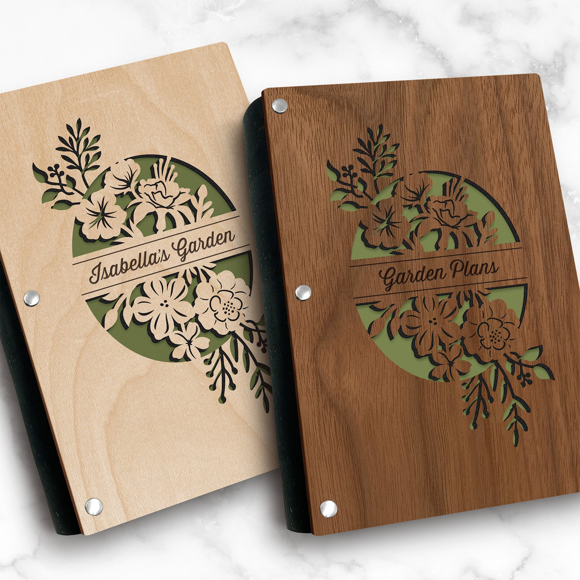 Garden Planner with Wood Cover