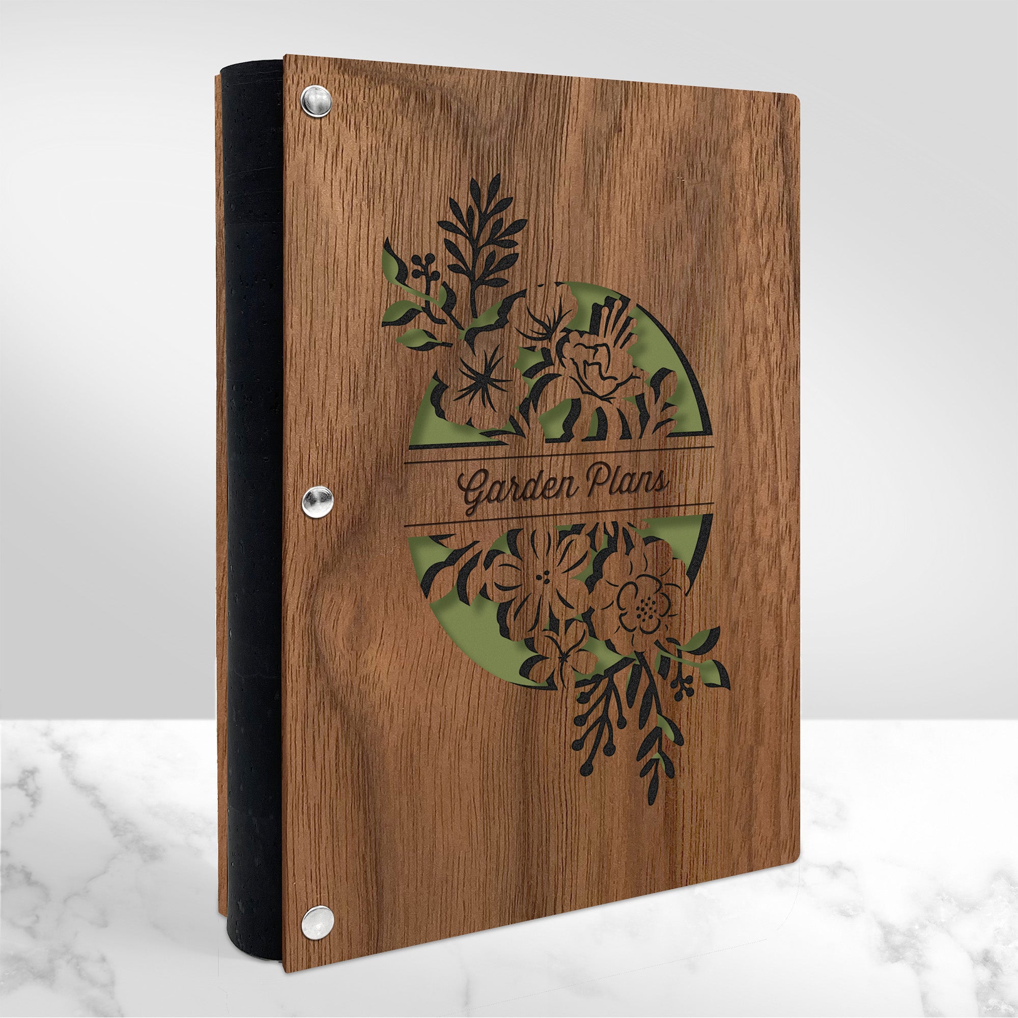 Gift for Gardener with Walnut Wood Cover