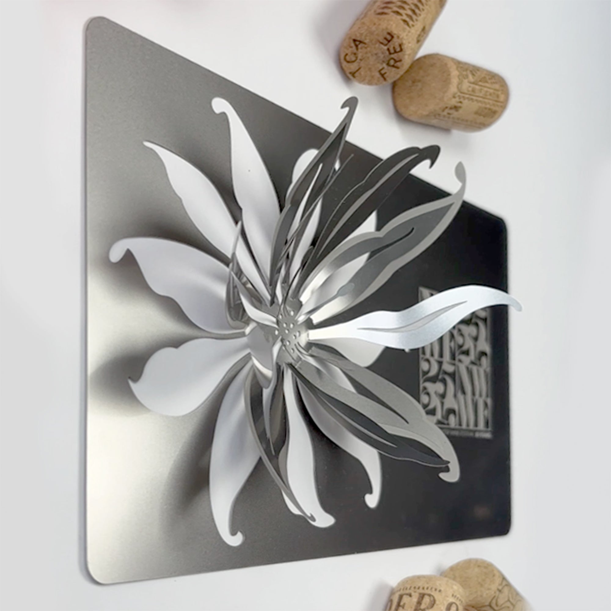 Luxury Invitations with 3D Metal Lily