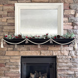 Poinsettia Mantel Decor