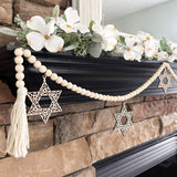 Star of David Garland for Fireplace Mantel