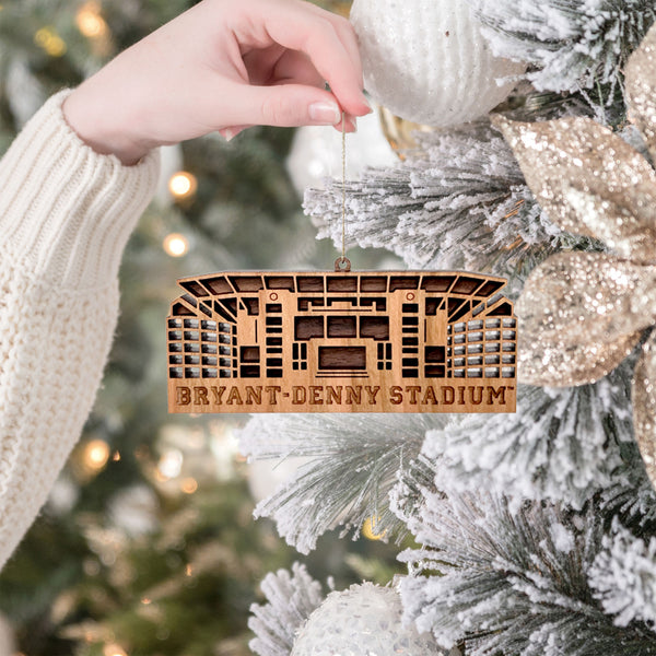 Bryant Denny Saban Field College Stadium Ornament