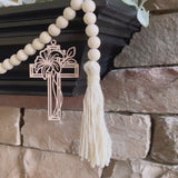 Cross Easter Garland for Mantle