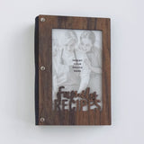 "Thanksgiving Recipes" Hardwood Photo Recipe Book - Personalizable