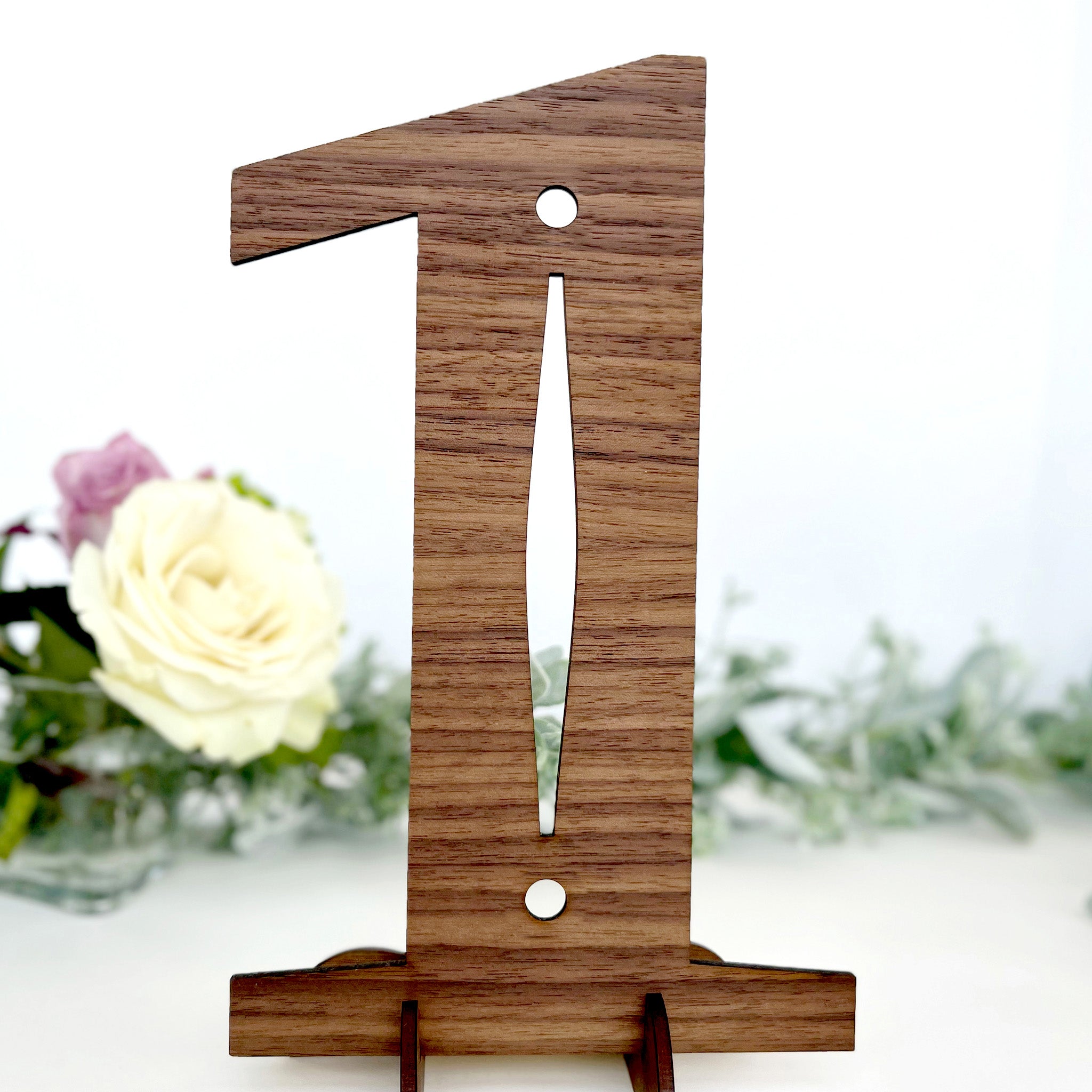 Wood Wedding Table Numbers