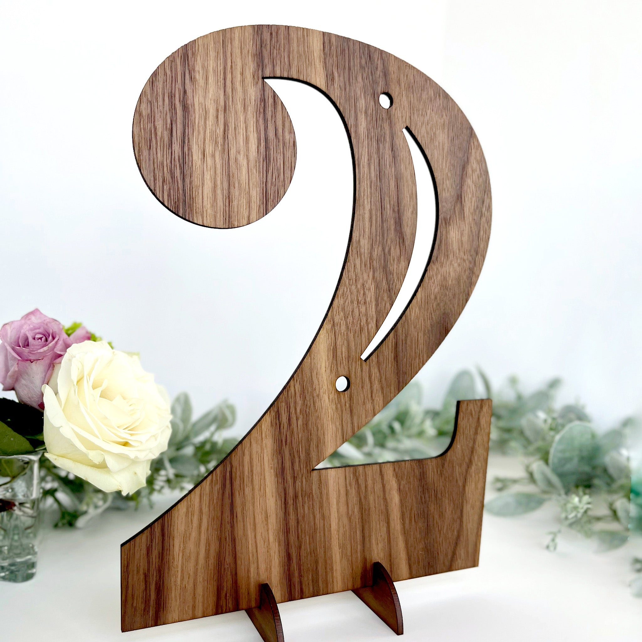 Wood Wedding Table Numbers