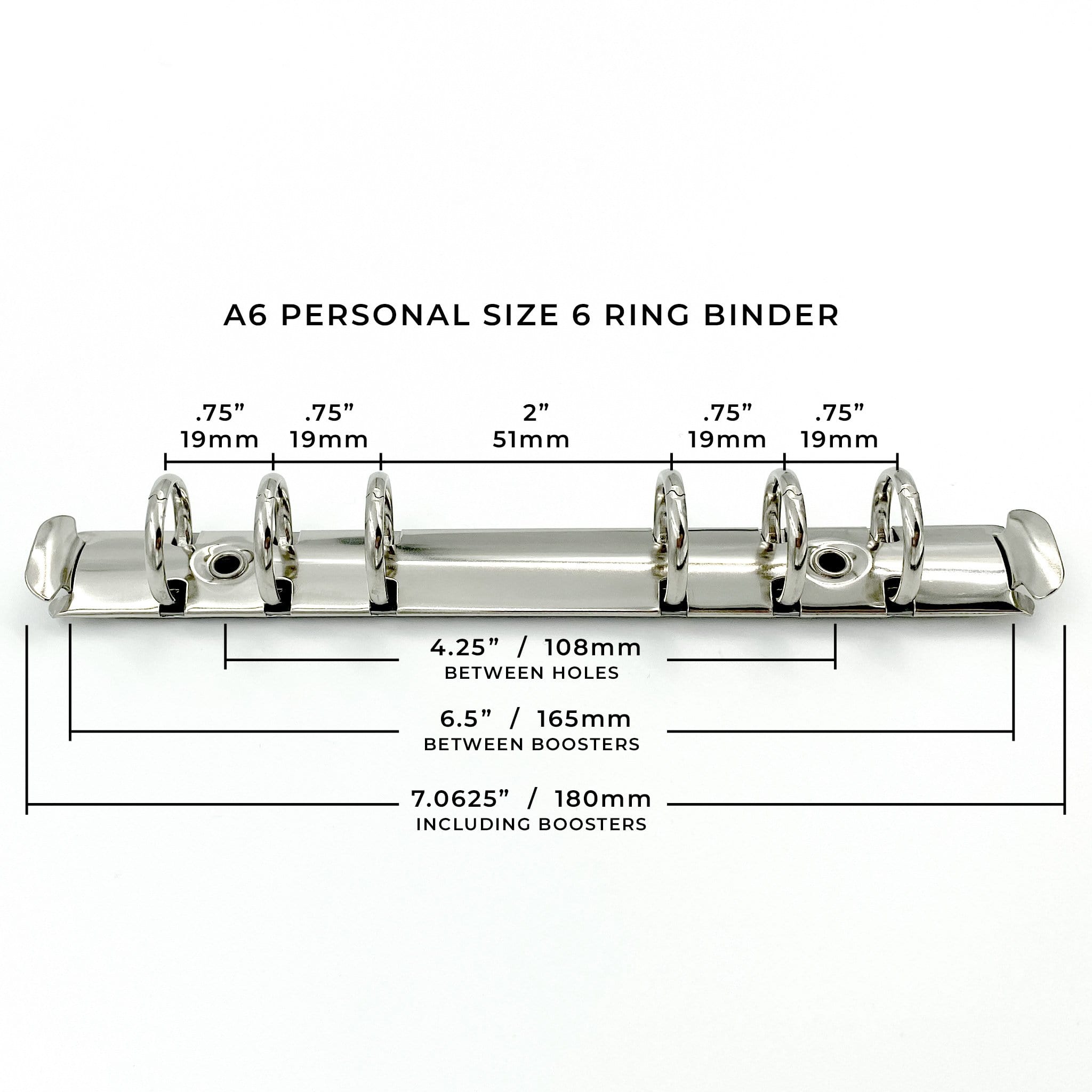 A6 Personal Binder Mechanisms Measurements