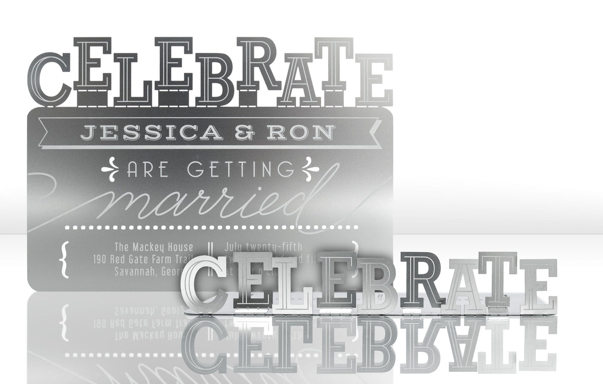Celebrate Metal Invitation
