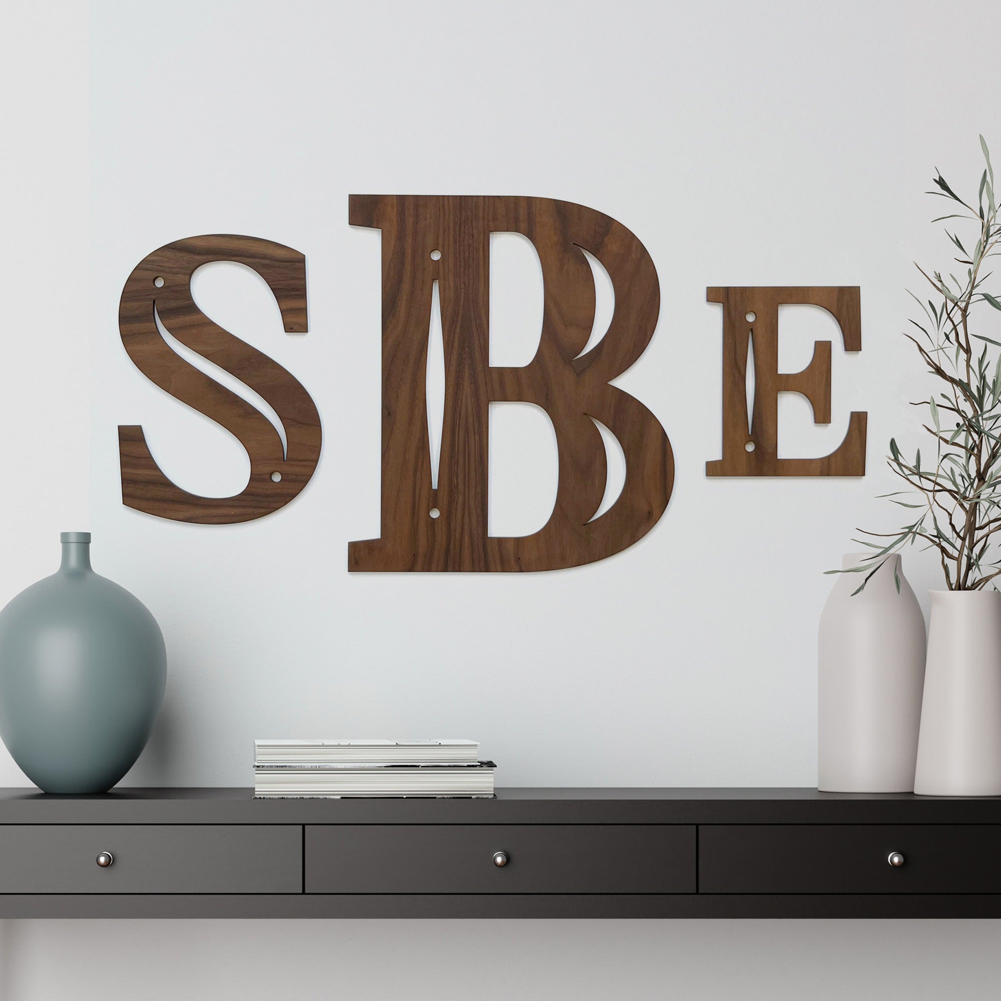 Wood Letters Wall Art