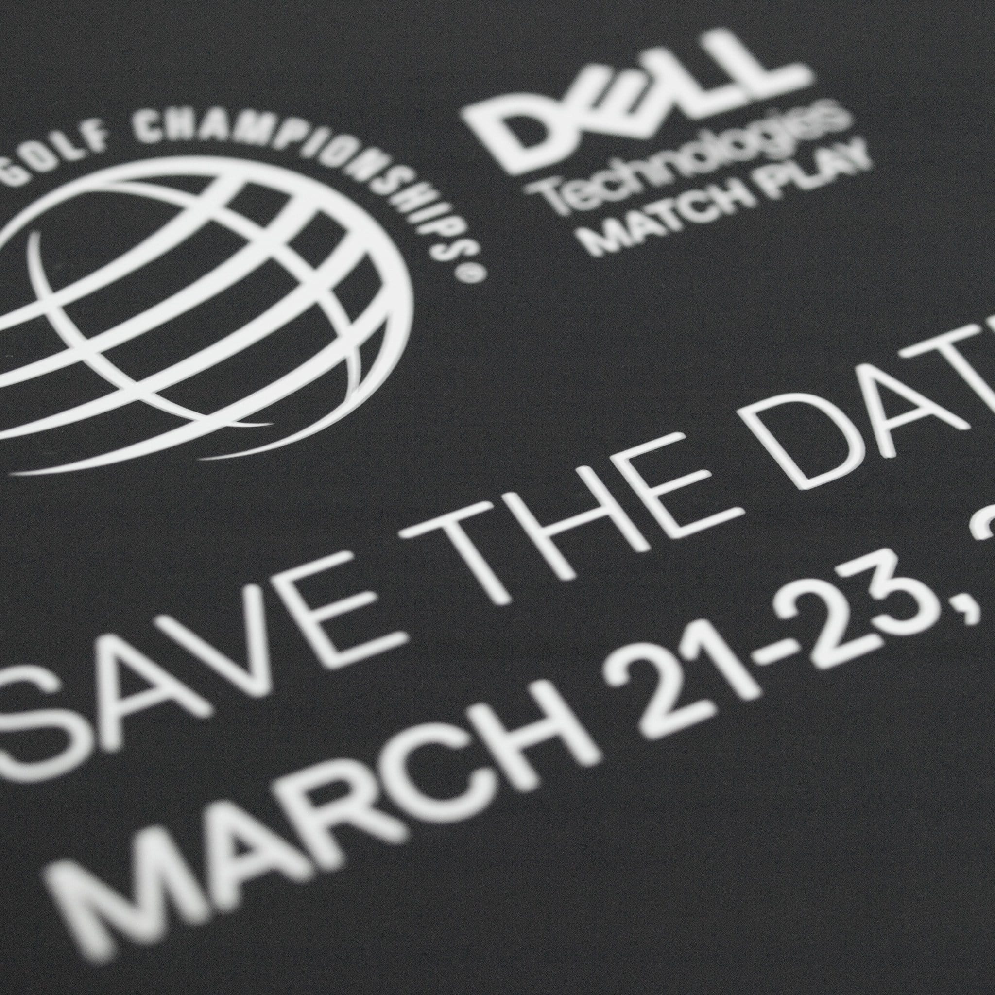3D Metal Dell Matchplay Golf Tournament Invitation Magnetic Box