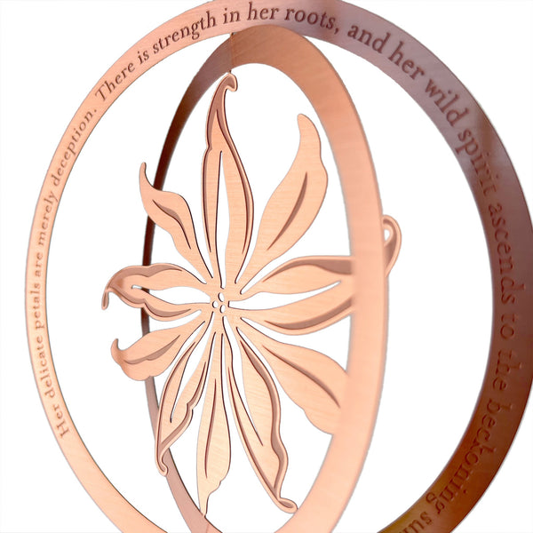 Lily Rose Gold Ornament Gift for Mom