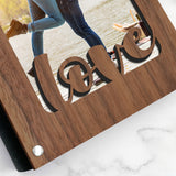 Love Journal with Walnut Wood Cover