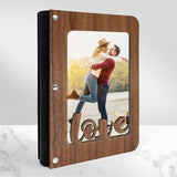 Love Journal with Wood Cover Gift for Boyfriend